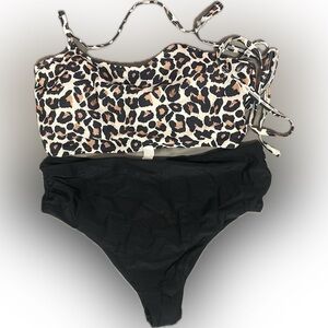 Leopard Print Bikini Set